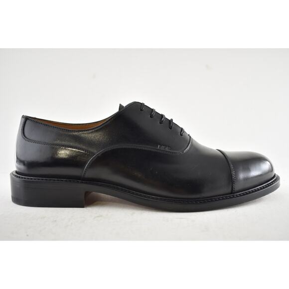 Dior Embassy Oxford Loafer Black Calfskin Leather Flat Lace Up Dress Shoes 43 10 main image 16